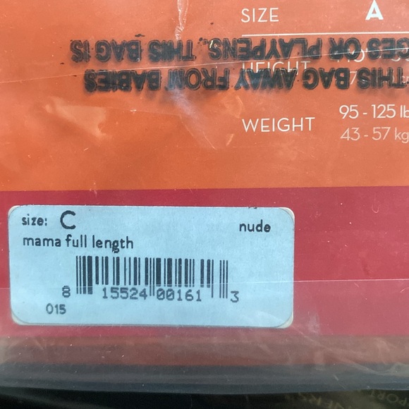 NWT SPANX Maternity Mama Sheer in Nude size C - Picture 3 of 8